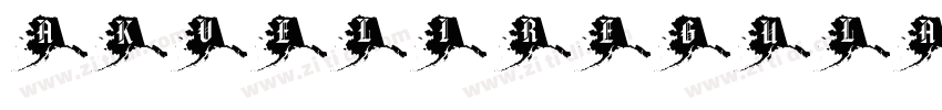 AKVeli Regular字体转换